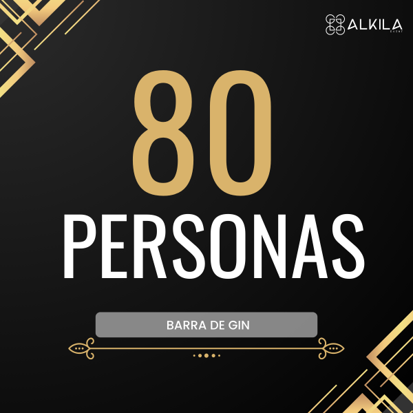 Barra de Gin (80 Personas)
