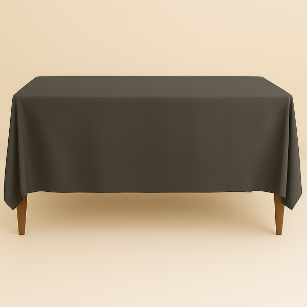 Mantel Rectangular Tablón color Gris Oxford (Renta)