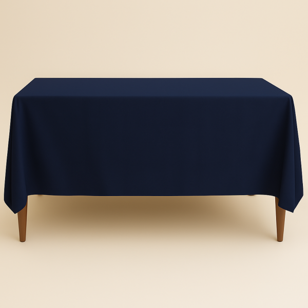 Mantel Rectangular Tablón color Azul Marino (Renta)