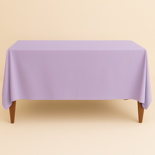Mantel Rectangular Tablón color Lila (Renta)