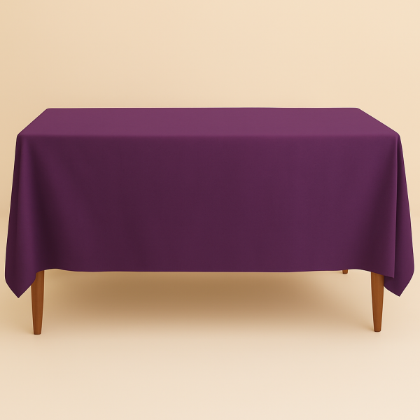 Mantel Rectangular Tablón color Morado (Renta)