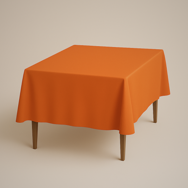 Mantel de Tela para Tablon color Naranja (Renta)