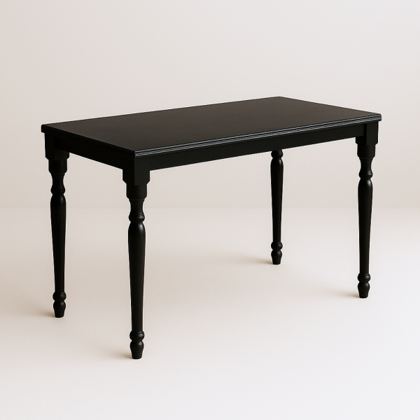 Periquera  Rococo Negra 1.20 (sin bancos)
