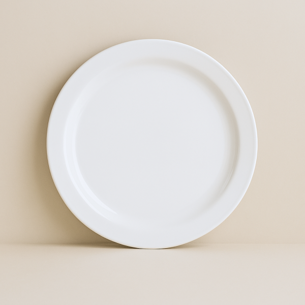 Plato Trinche Línea Clásica Redonda