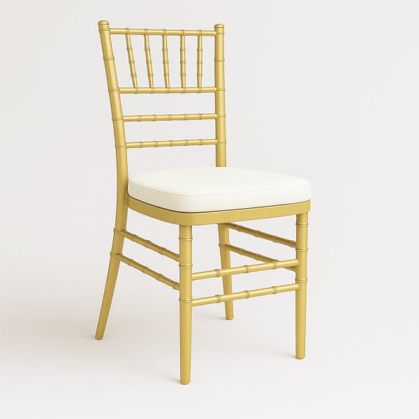 Silla Tiffany Dorada (Resina)